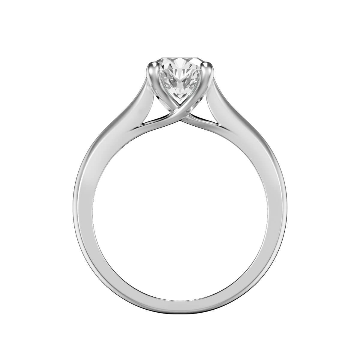 Lindsey Classic Solitaire Diamond Engagement Ring