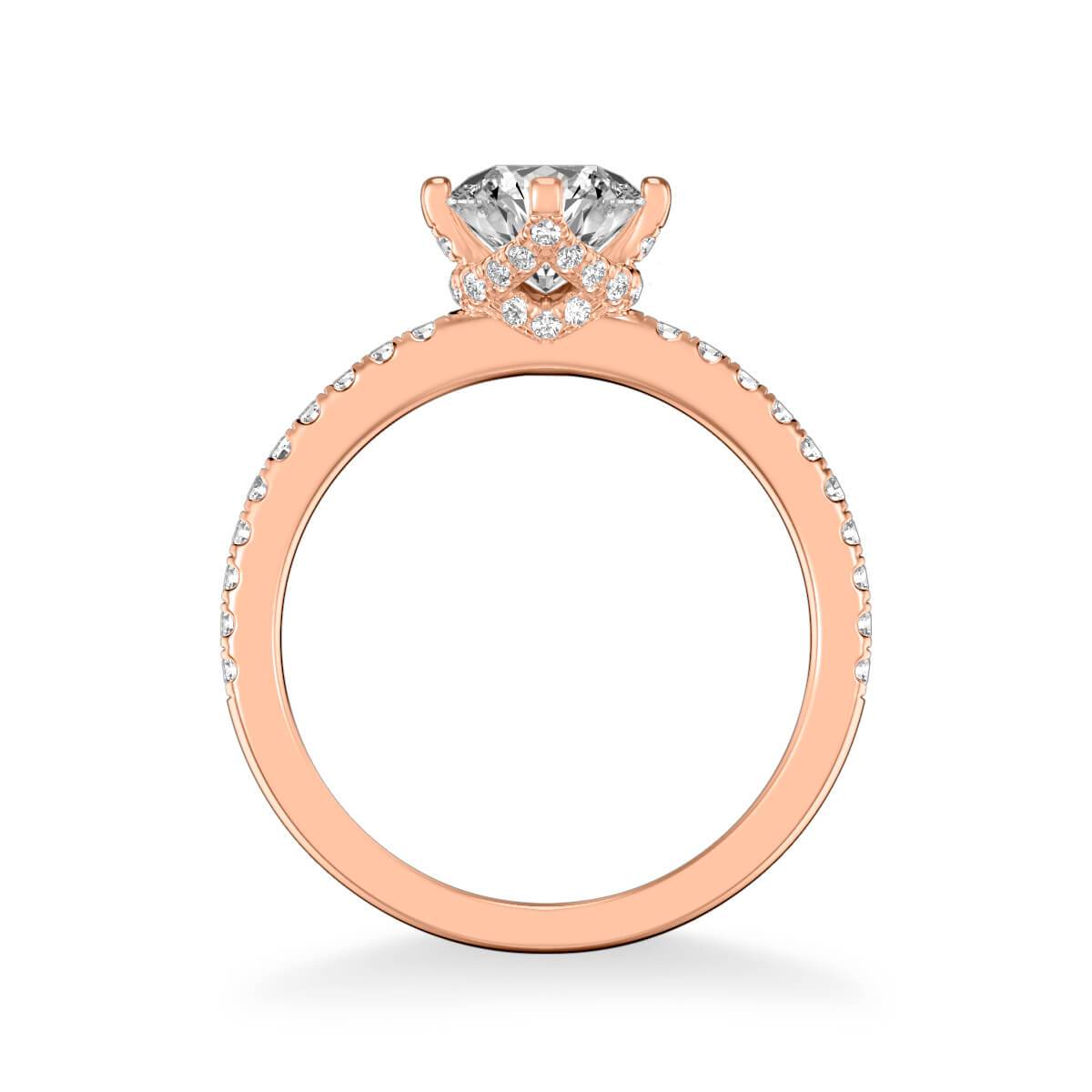 Ashlyn Classic Side Stone Diamond Engagement Ring