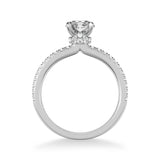 Sybil Classic Side Stone Diamond Engagement Ring