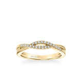 Kennedy Contemporary Diamond Twist Wedding Band