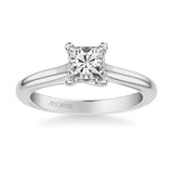 Tayla Contemporary Solitaire Twist Diamond Engagement Ring