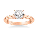 Tayla Contemporary Solitaire Twist Diamond Engagement Ring