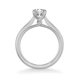 Tayla Contemporary Solitaire Twist Diamond Engagement Ring