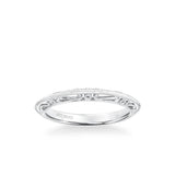 Audriana Vintage Heritage Collection Milgrain Filigree Scrollwork Wedding Band