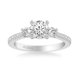 Jill Classic Three Stone Diamond Engagement Ring