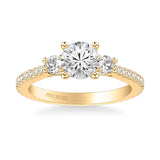 Jill Classic Three Stone Diamond Engagement Ring
