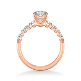 Faye Classic Side Stone Diamond Engagement Ring