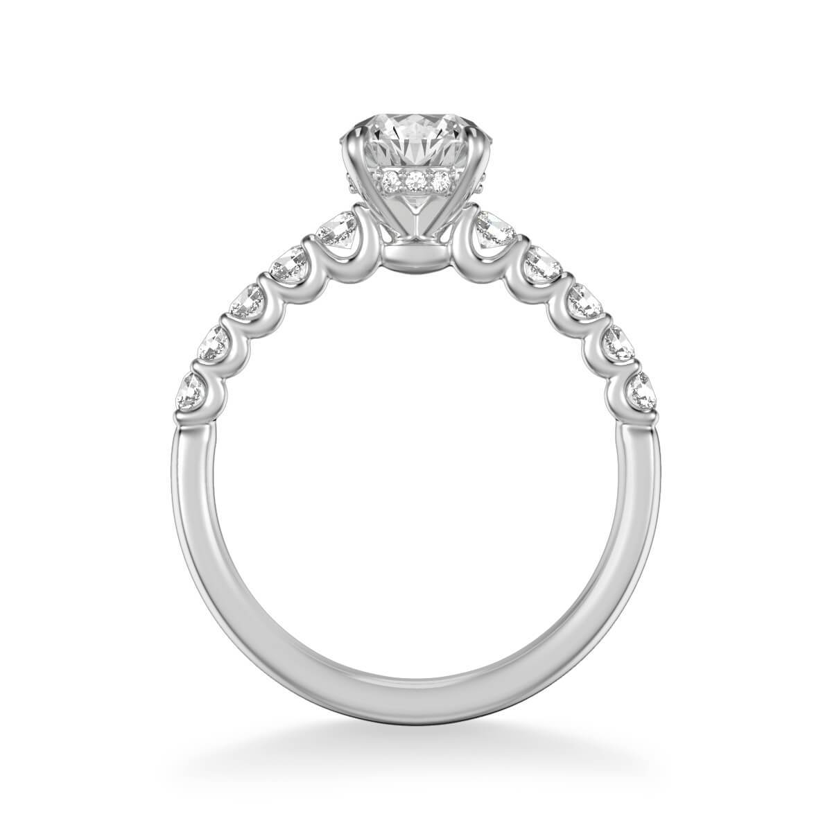 Faye Classic Side Stone Diamond Engagement Ring