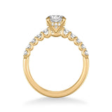 Faye Classic Side Stone Diamond Engagement Ring