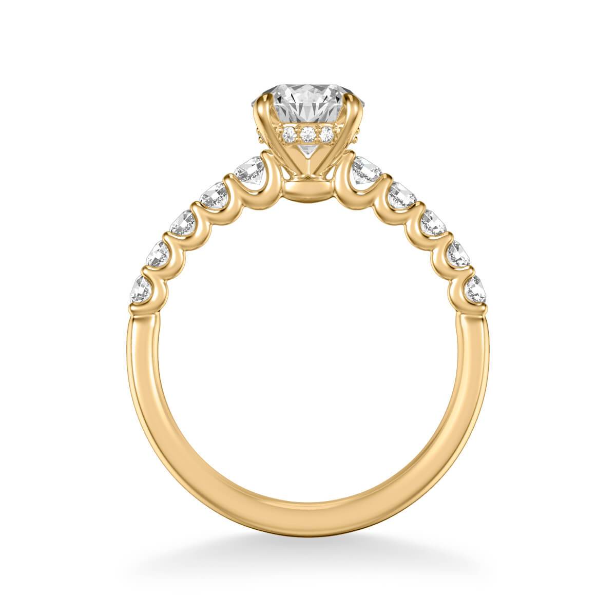 Faye Classic Side Stone Diamond Engagement Ring