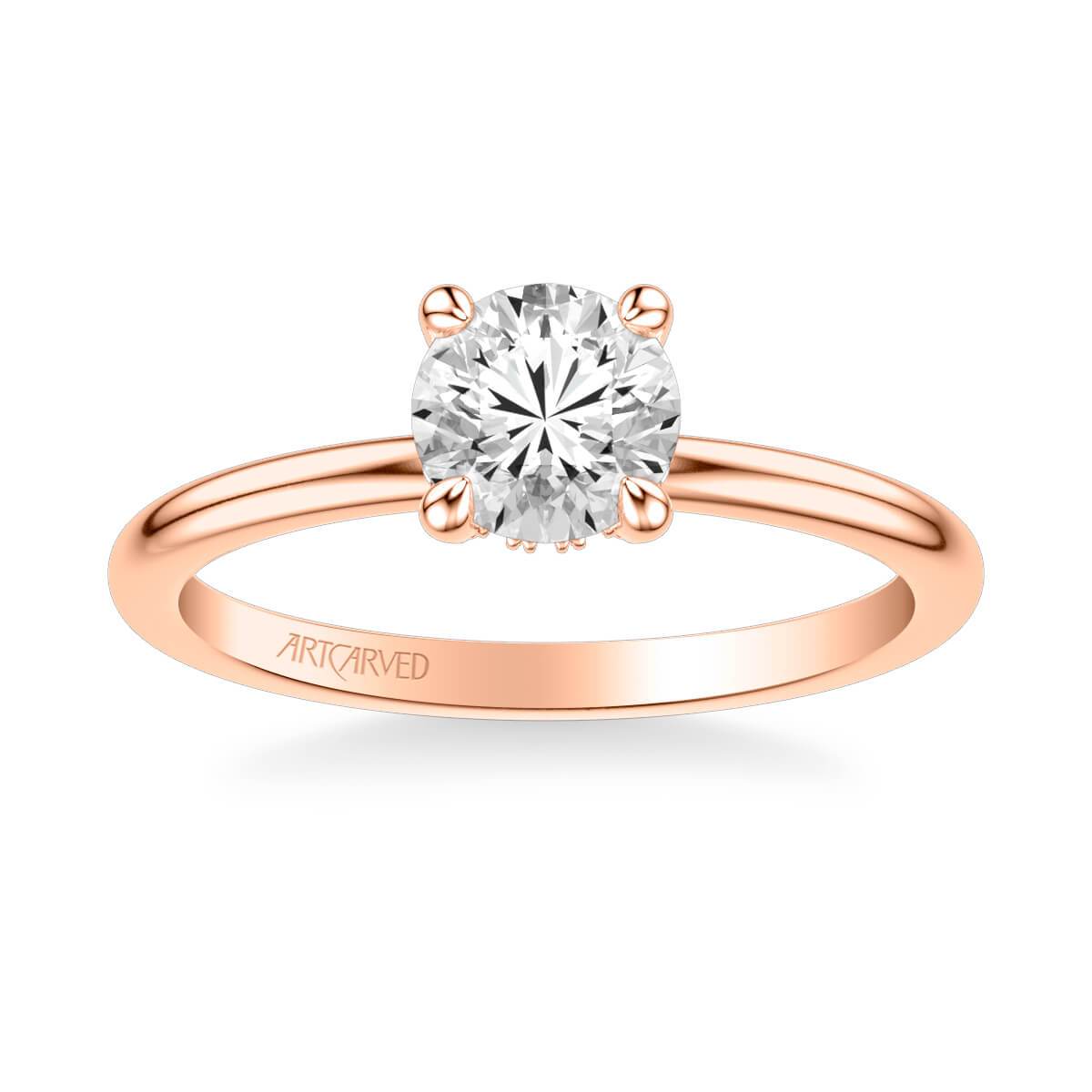 Elyse Classic Solitaire Diamond Engagement Ring