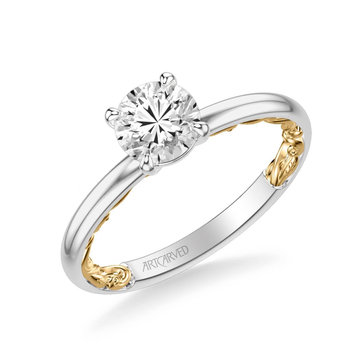 Beryl Lyric Collection Classic Solitaire Diamond Engagement Ring
