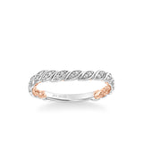 Anouk Lyric Collection Contemporary Diamond Floral Wedding Band