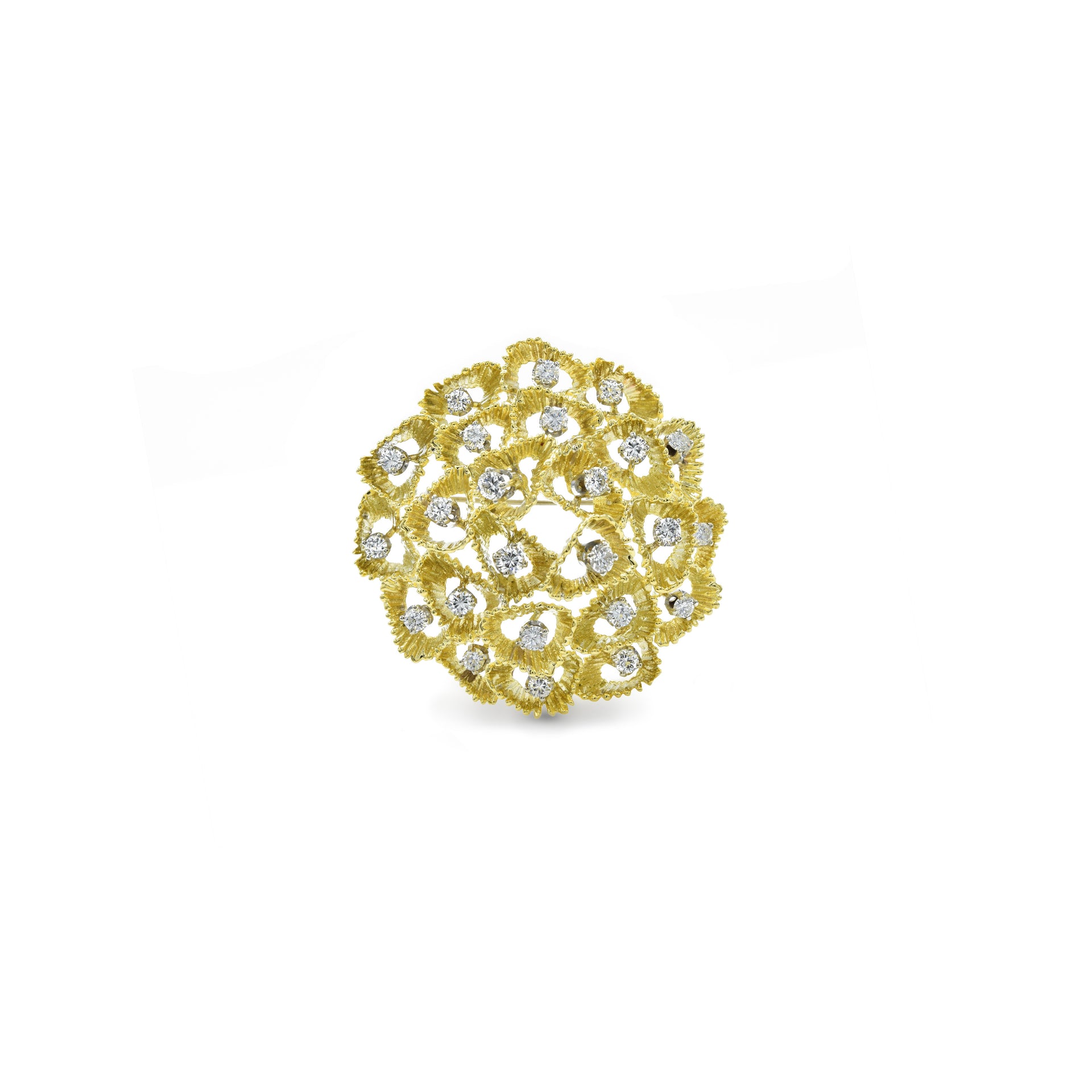 Estate 18KT Gold Handmade Pin