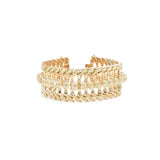 Estate Retro Era 18KT Yellow Gold Wide Bracelet