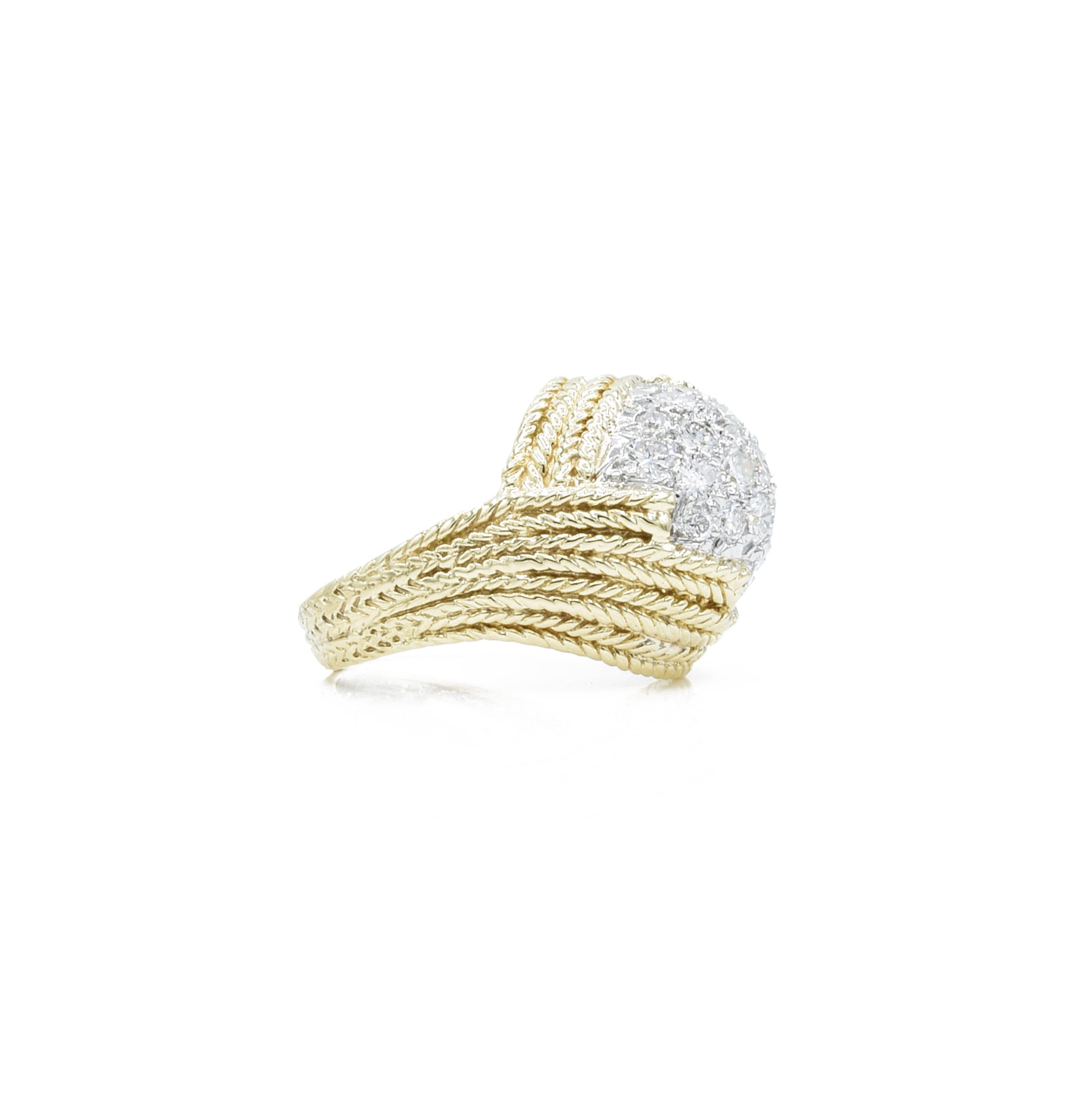 Estate 18KT Gold And Diamond Ring