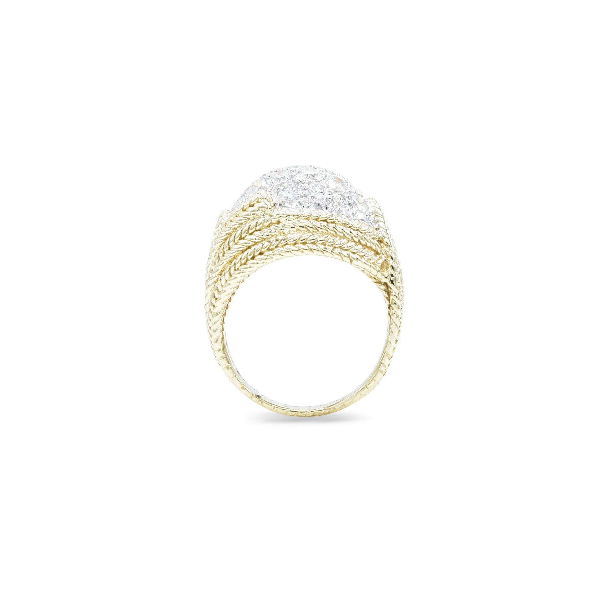 Estate 18KT Gold And Diamond Ring