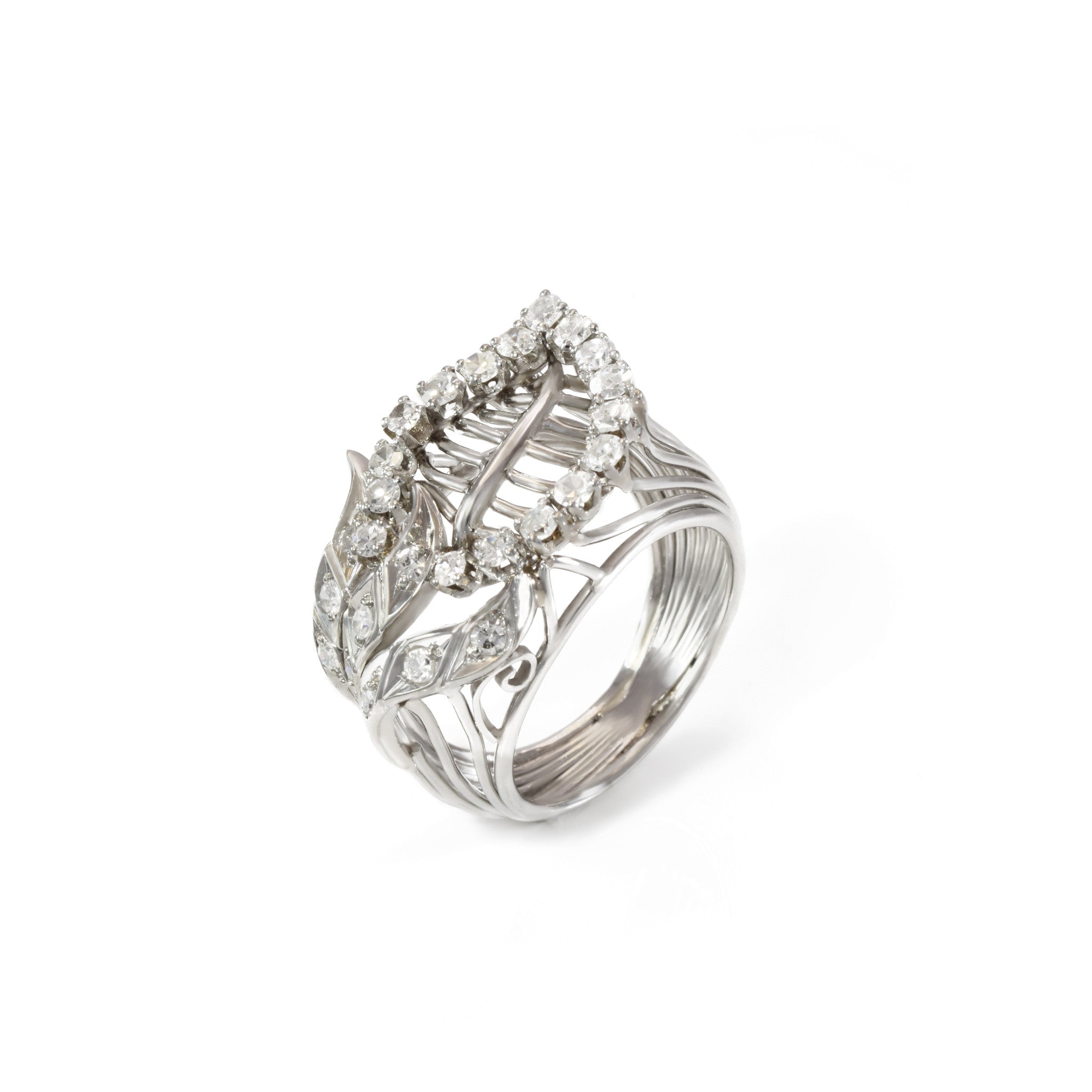 Estate Platinum Diamond Ring