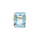 Estate 14KT Yellow Gold Aquamarine Ring