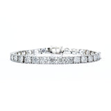 14KT White Gold 10.00CT Diamond Tennis Bracelet