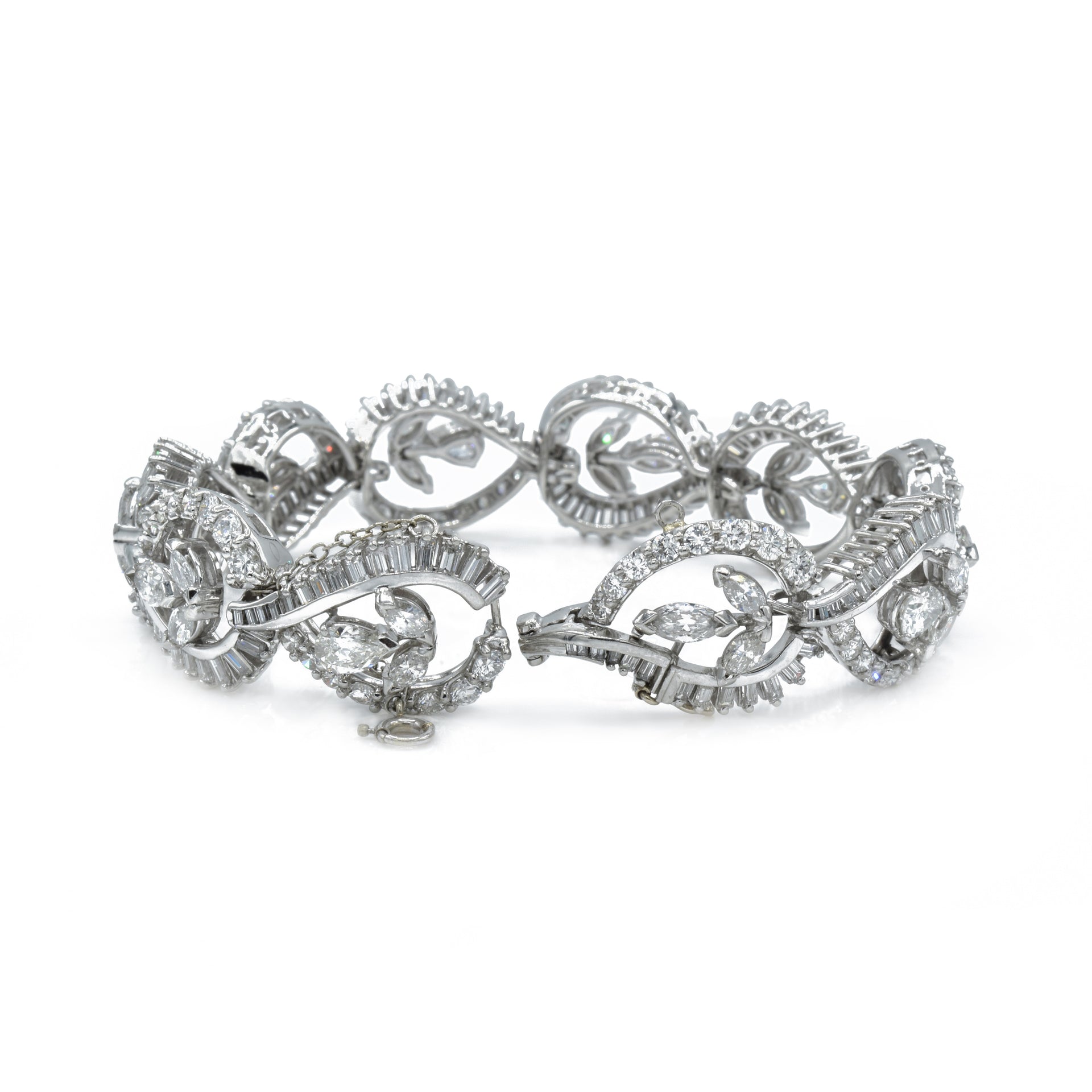 Estate Platinum 18.00CT Diamond Bracelet