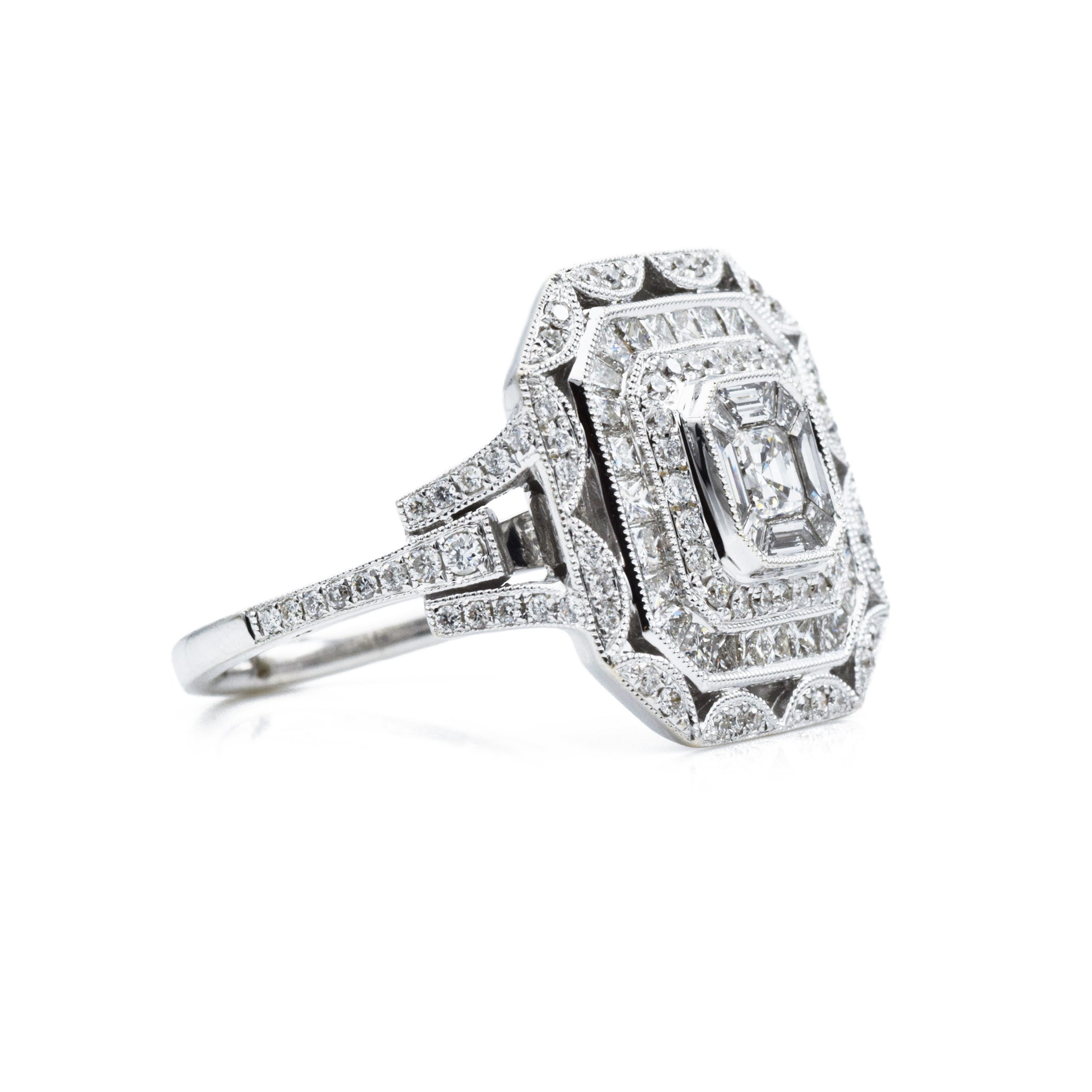 18kt White Gold and 2.0ct Certified Diamond Ring