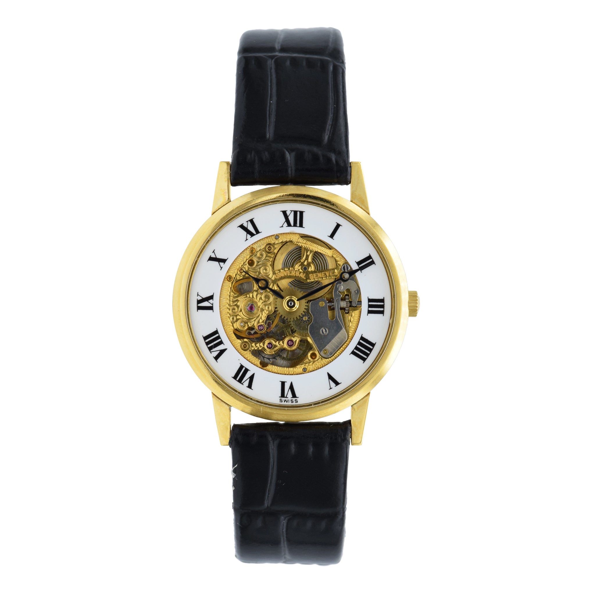Vintage 1970s Universal Genève Skeleton Watch