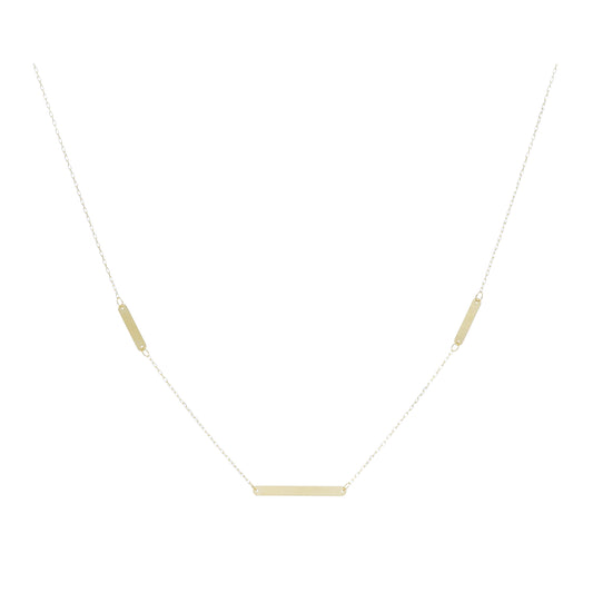 14kt Yellow Gold Multi-Bar Necklace