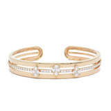 Rose Gold Diamond Cuff