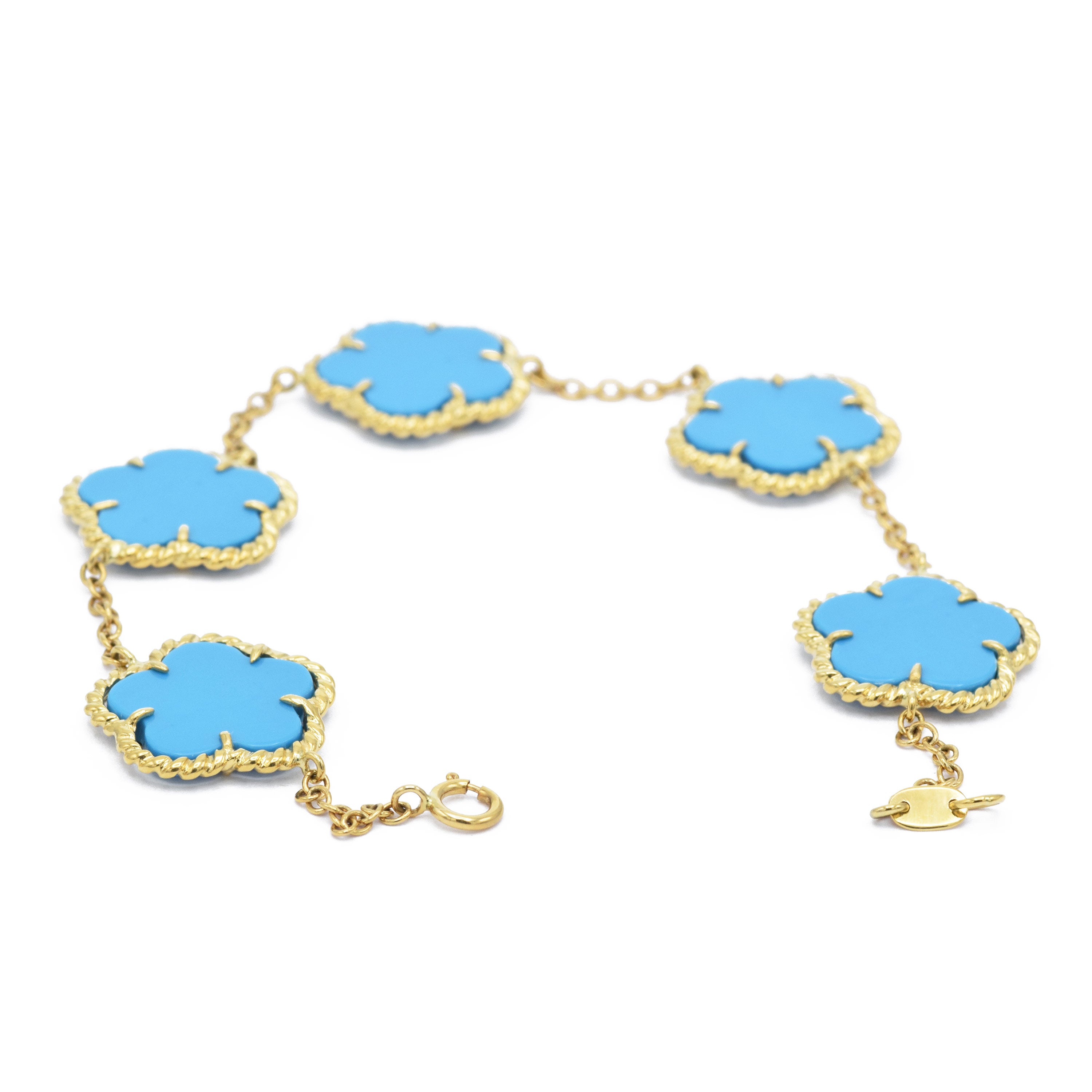 Turquoise Flower Bracelet