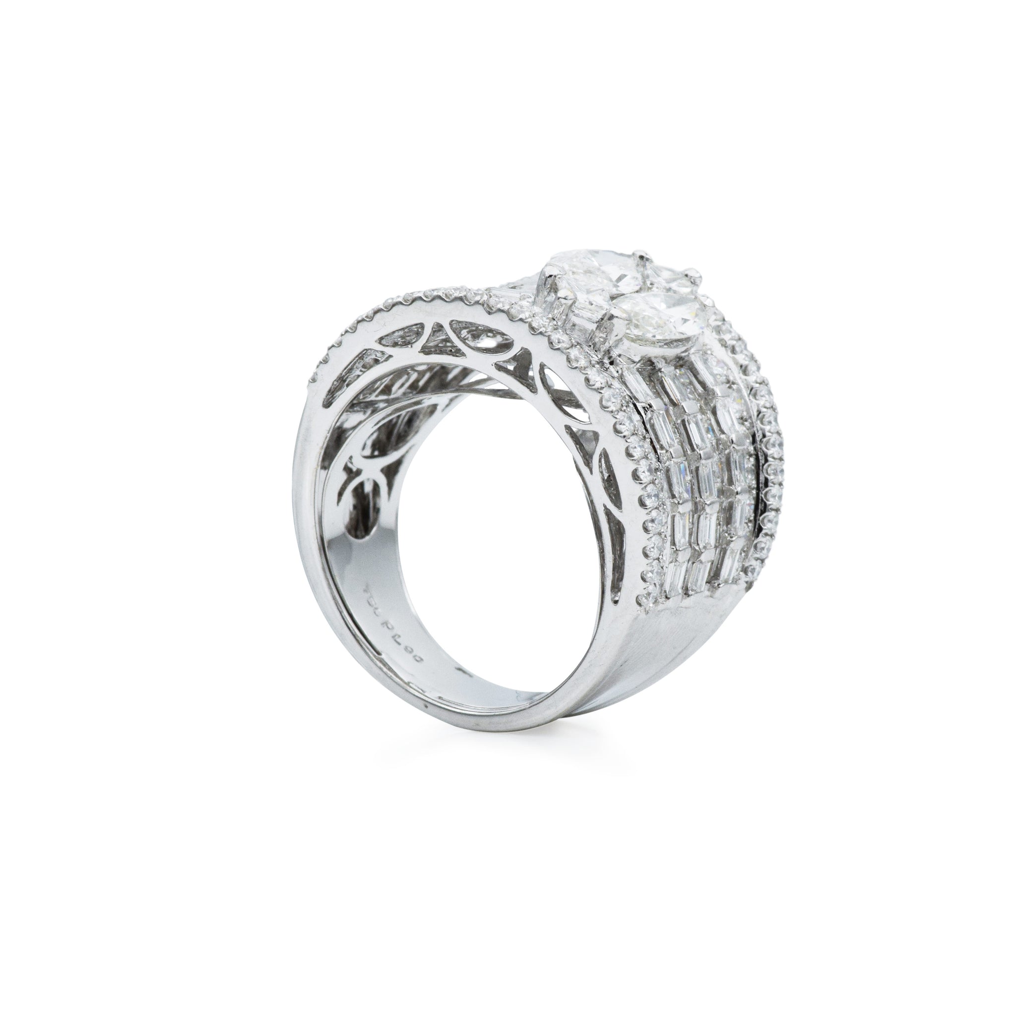 18kt White Gold Certified Diamond Ring