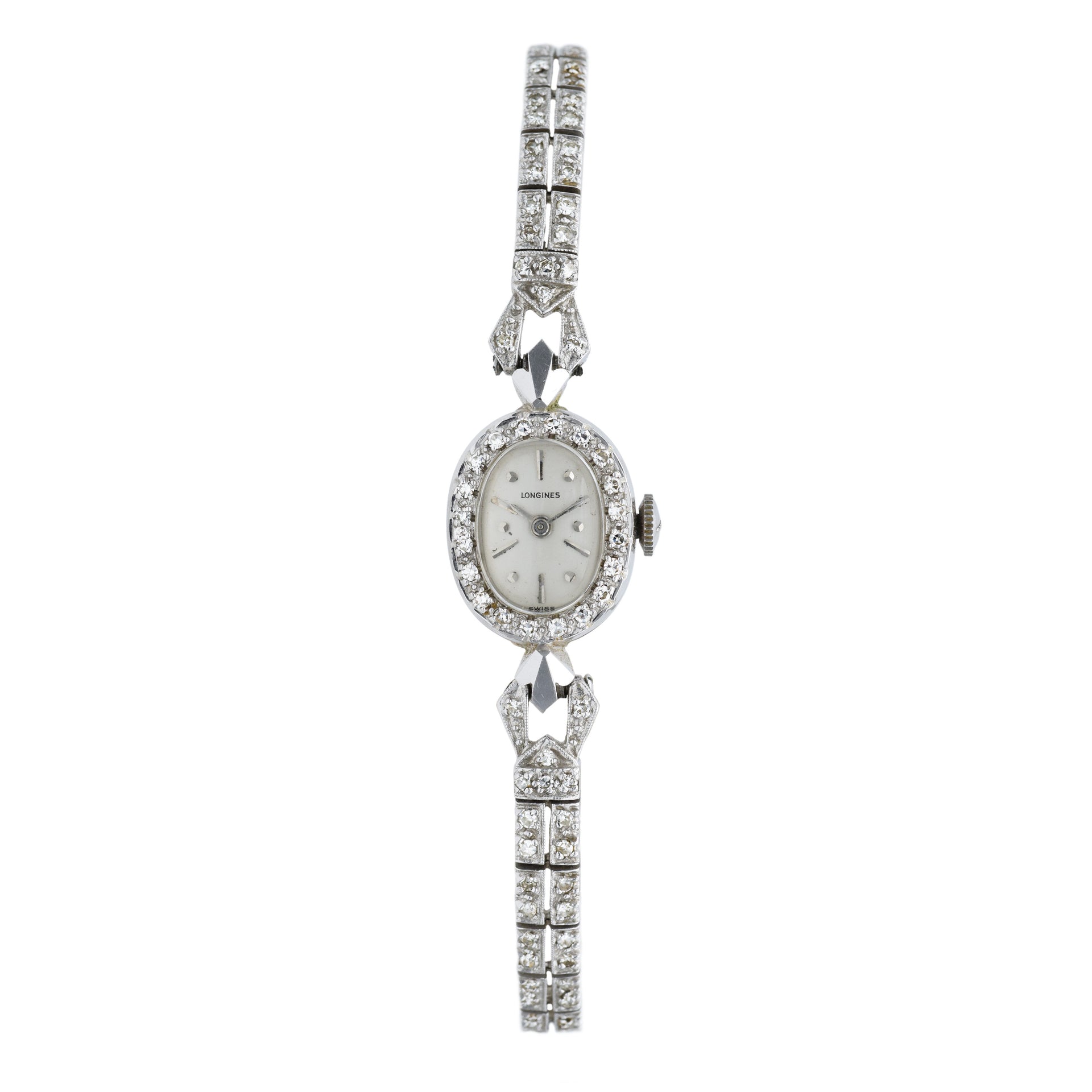 Vintage 1950s Longines Diamond Watch