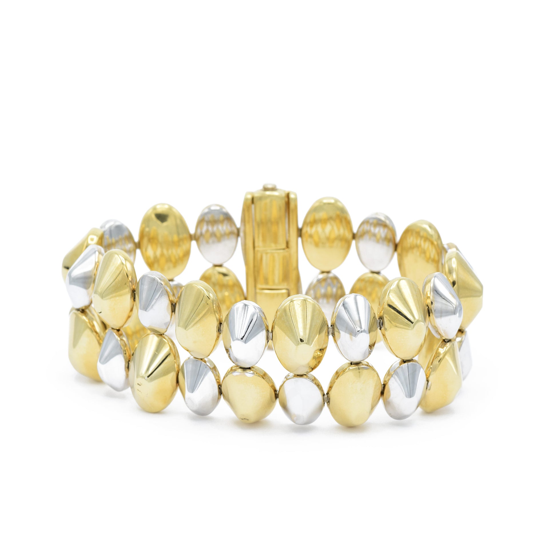 Estate 18KT White And Yellow Gold “Chimento” Bracelet