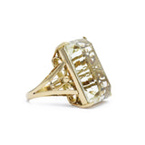 18kt Yellow Gold Prasiolite Ring