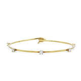 Estate 18KT Yellow Gold Cartier Diamond Bangle