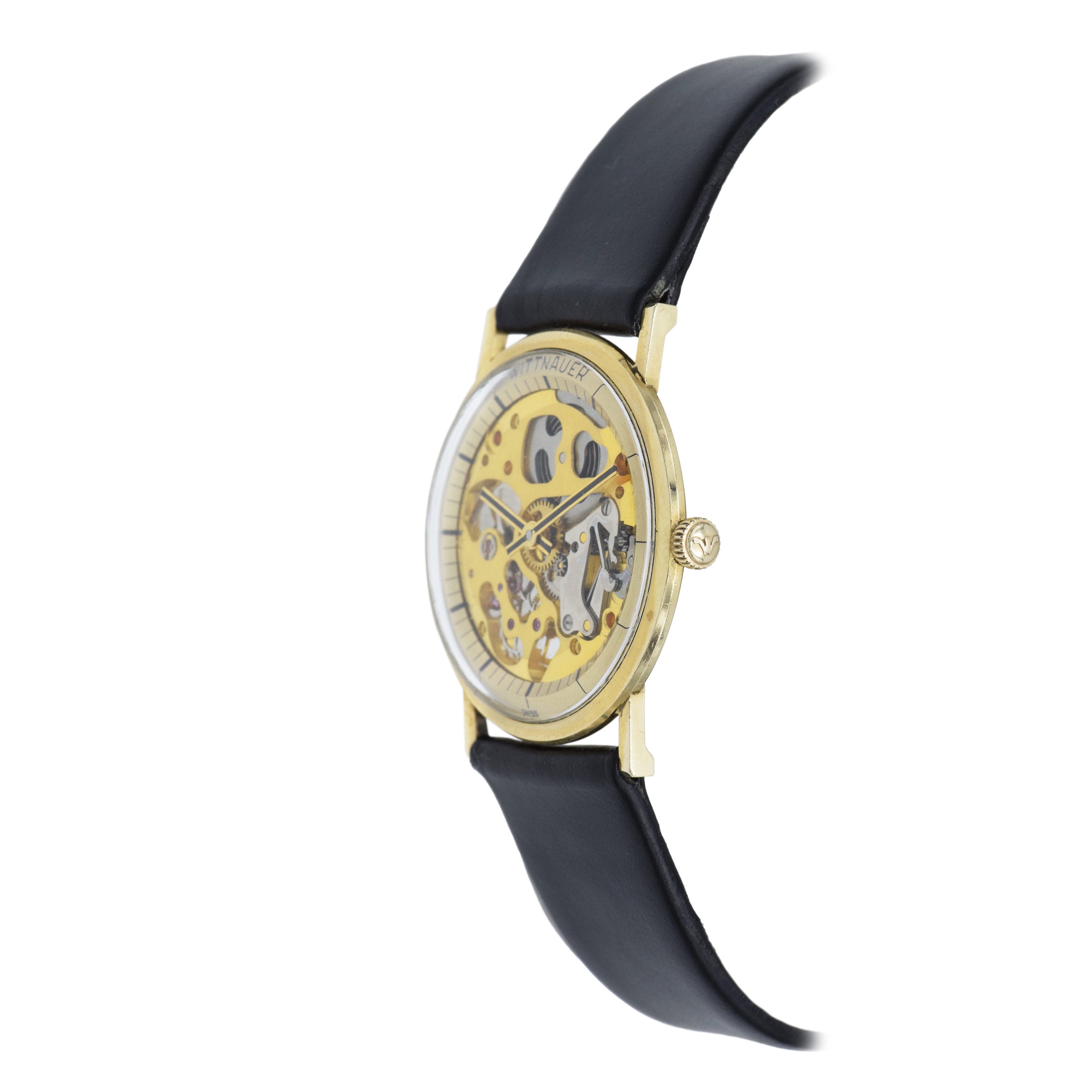 Vintage 1960s Wittnauer Skeleton Watch