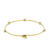 Estate 18KT Yellow Gold Cartier Diamond Bangle