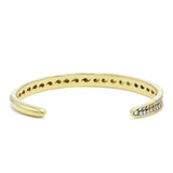 Estate 14KT Yellow Gold Diamond Bangle