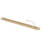 18KT Yellow Gold Retro Era Ruby Bracelet