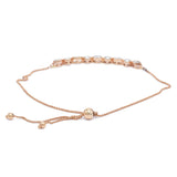 14KT Rose Gold Adjustable Diamond Bracelet