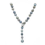 18kt White Gold Tahitian Pearl Necklace