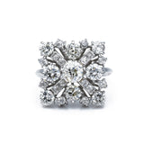 Estate Circa 1930 Platinum And Diamond Ring