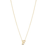 14KT Yellow Gold Initial Necklace