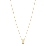 14KT Yellow Gold Initial Necklace