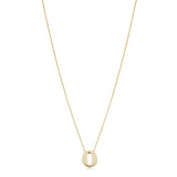 14KT Yellow Gold Initial Necklace