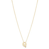 14KT Yellow Gold Initial Necklace