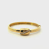 Vintage Piaget 18KT Yellow Gold Round Cut Diamond Bangle